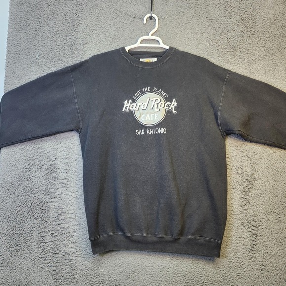 Vintage Hard Rock Cafe‎ Sweatshirt Mens XL San Antonio...